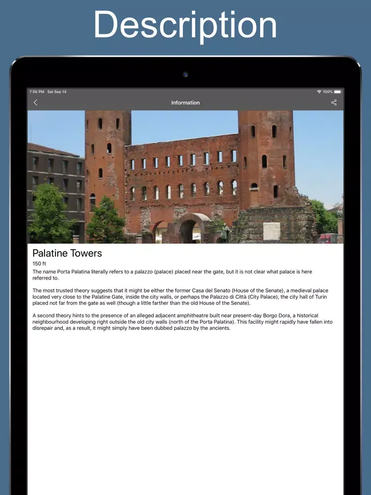 Capturas de tela do Turin 2020 — offline map iPad 