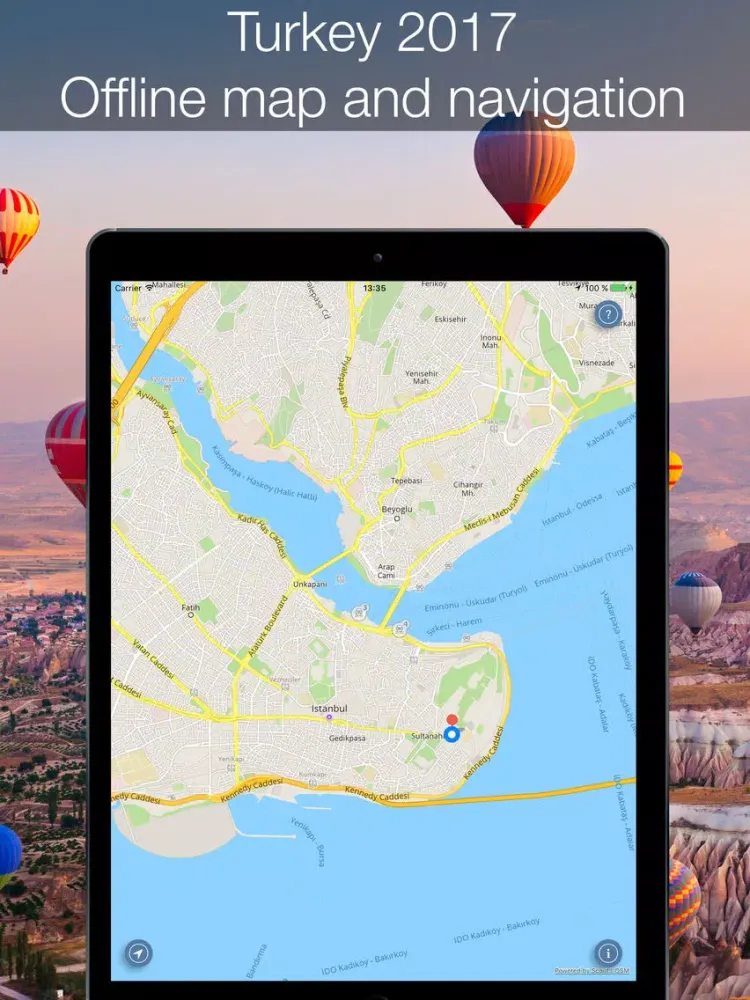 Turkey 2017 — offline map and navigation! iPad  Screenshots
