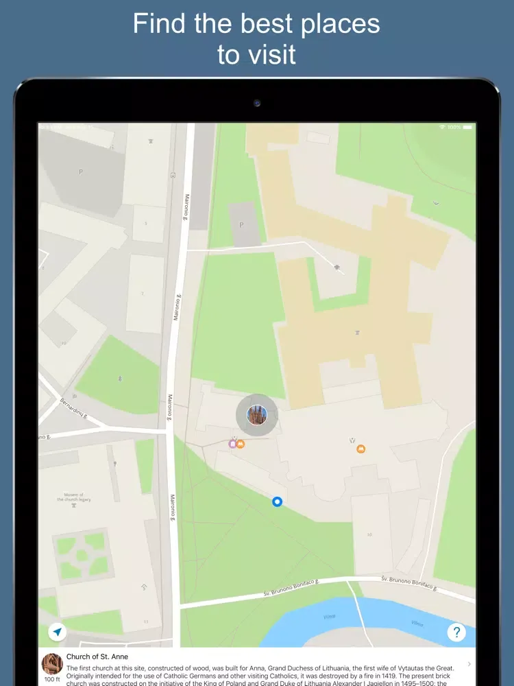 Vilnius 2020 — offline map iPad  स्क्रीनशॉट