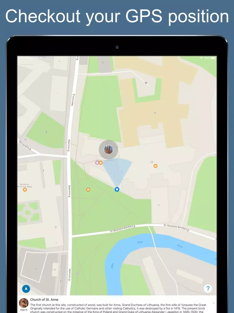 Vilnius 2020 — offline map iPad  स्क्रीनशॉट