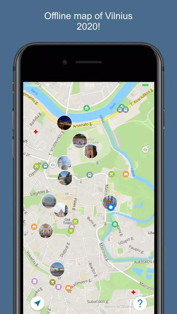 Vilnius 2020 — offline map स्क्रीनशॉट