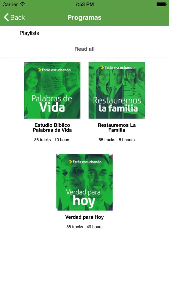 Capturas de pantalla de Radio Amanecer Internacional