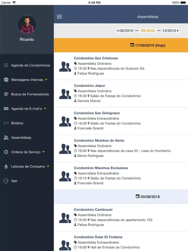 Solução Agenda iPad  スクリーンショット