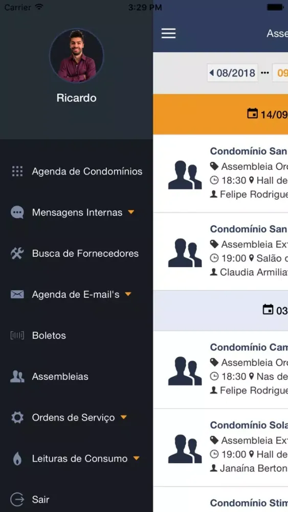 Solução Agenda スクリーンショット