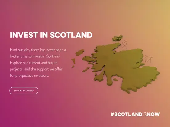 Invest in Scotland iPad  スクリーンショット