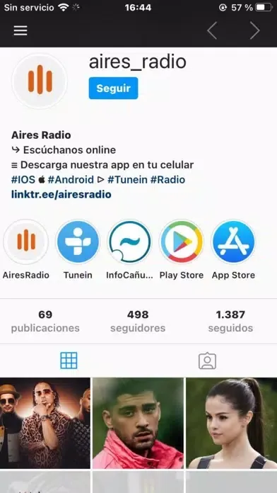 Aires Radio Screenshots