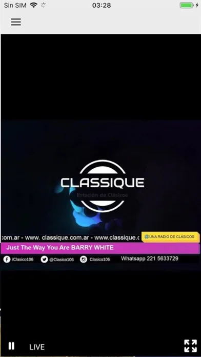 Captures d'écran de FM Classique