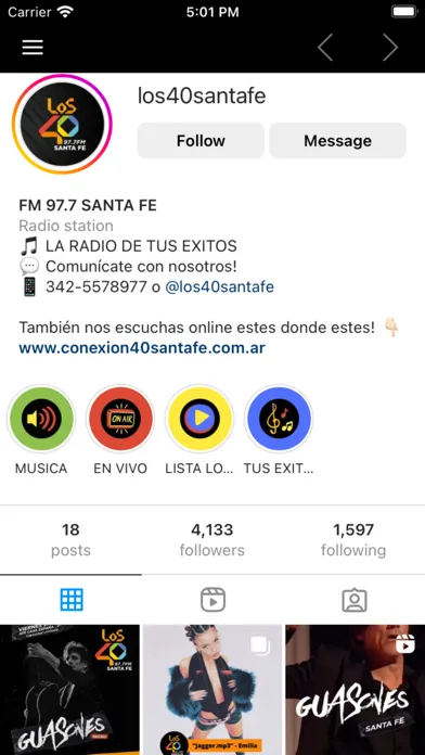 CONEXION 40 SANTA FE स्क्रीनशॉट