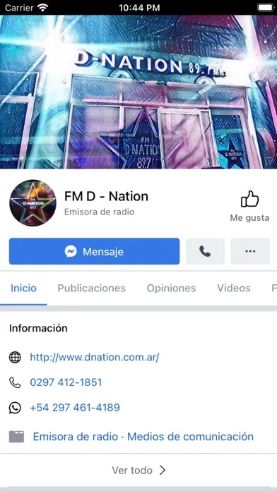 Screenshot di FM D-Nation