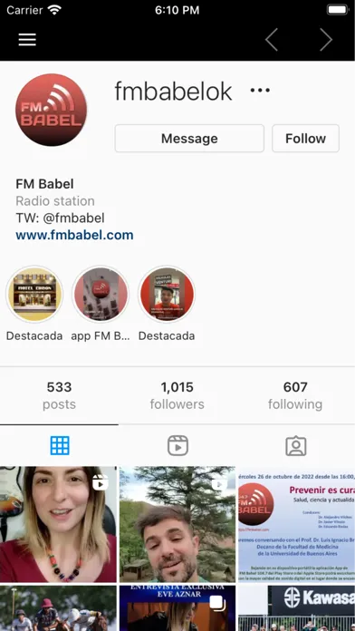 Скриншоты FM BABEL 104.7