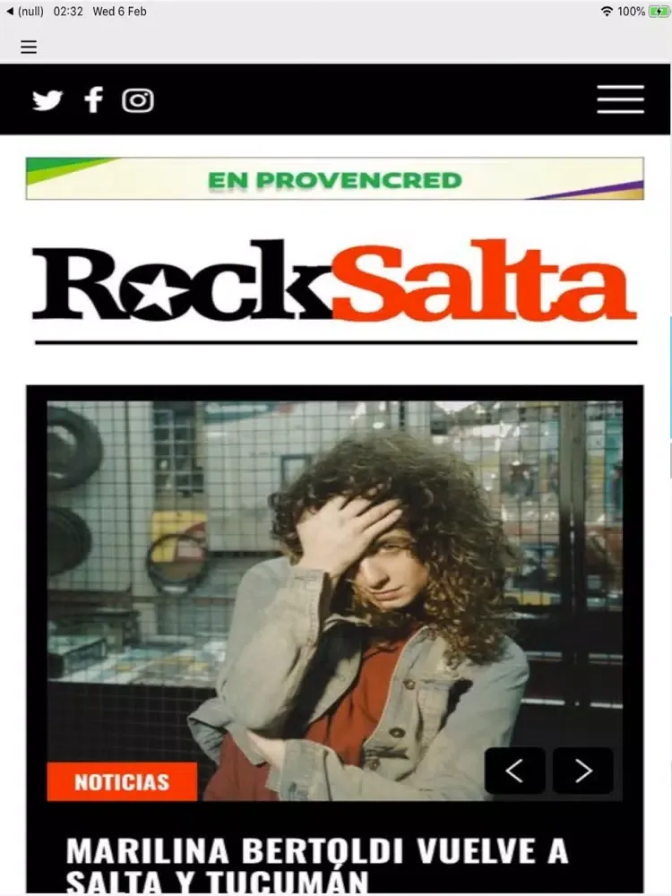 تصاویر Rock Salta Radio iPad 