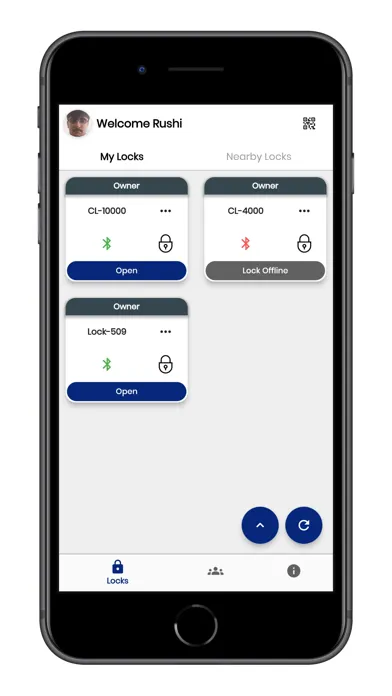Screenshot di Cloud Lock Access