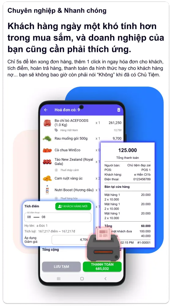 صور Chủ Tiệm POS- Quản lý bán hàng