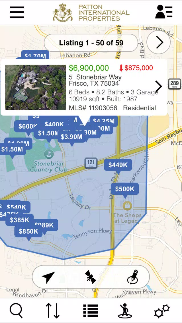 Screenshot di Patton International - Real Estate Homes for Sale