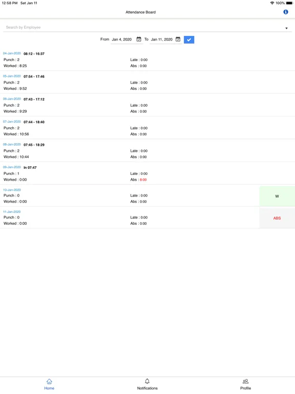 UFS MetricS iPad  Ekran Görüntüleri