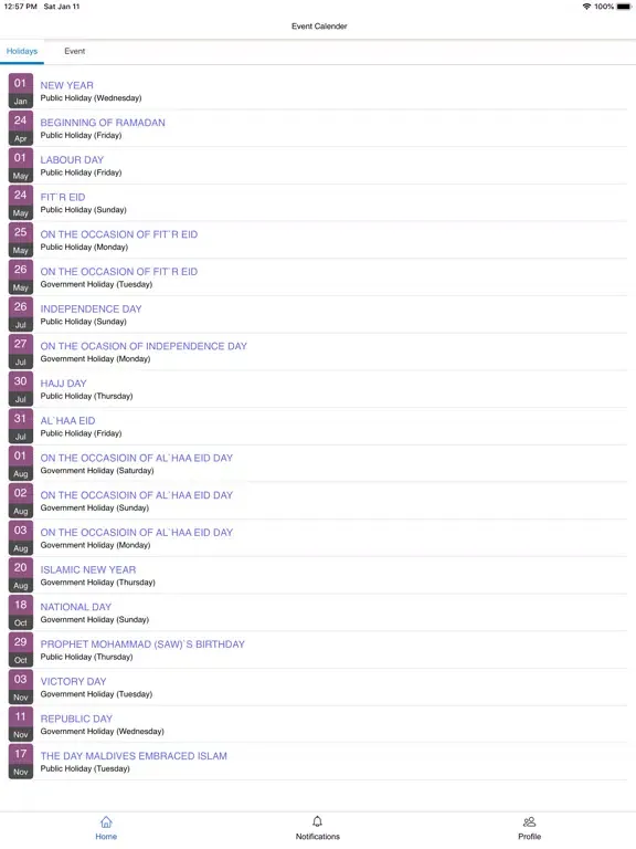 Alia HR iPad  Screenshots