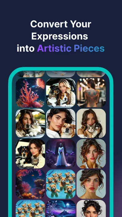 Ảnh chụp màn hình của Visionary - AI Image Generator