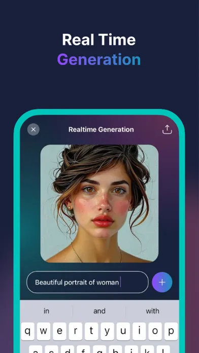 Ảnh chụp màn hình của Visionary - AI Image Generator