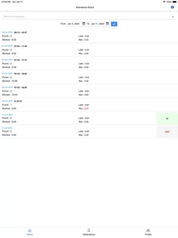HR MetricS iPad  스크린샷
