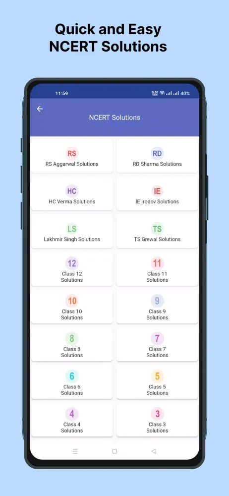 Ncert Books & Solutions Screenshots