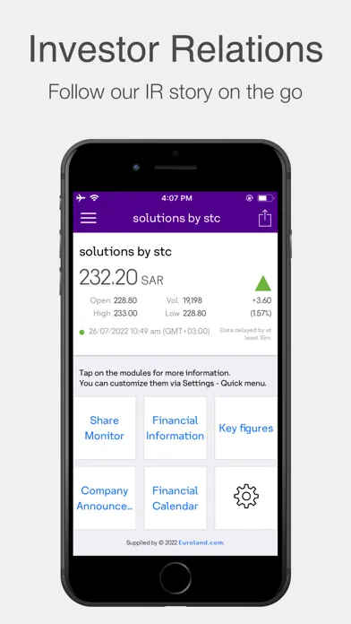 solutions investor relations Screenshots