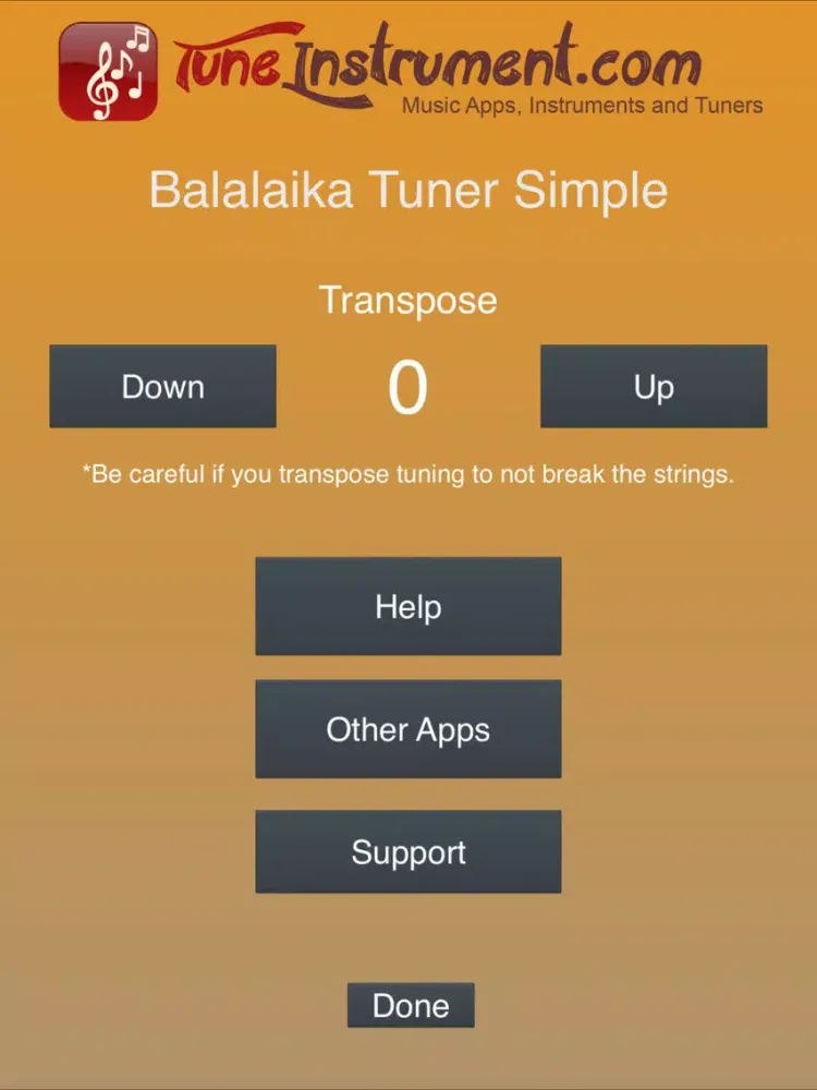 تصاویر Balalaika Tuner Simple iPad 