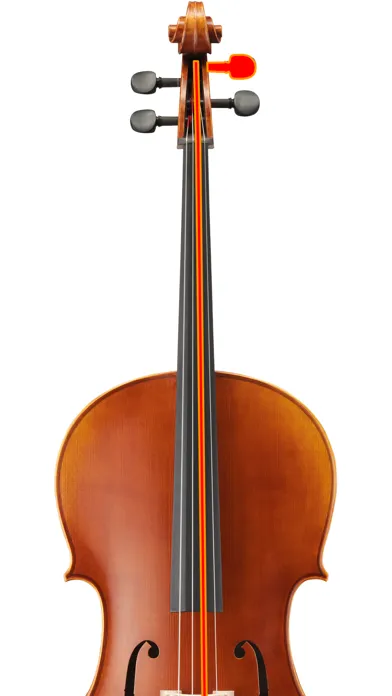 Ảnh chụp màn hình của Cello Tuner Simple