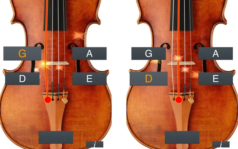 Violin Tuner Simple سکرین شاٹس