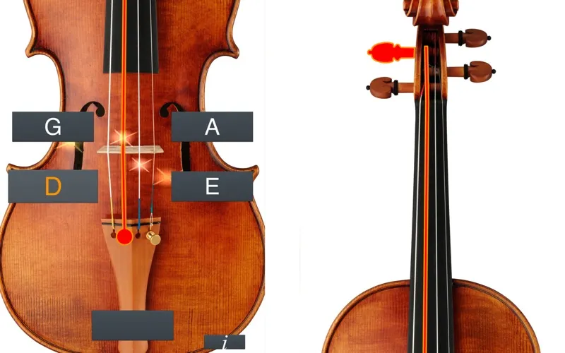 Violin Tuner Simple سکرین شاٹس