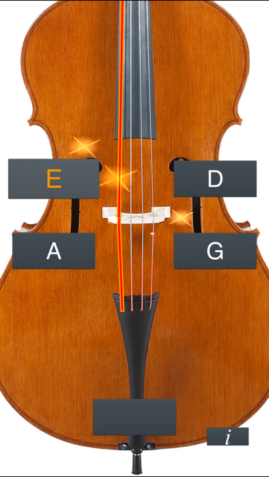 Zrzuty ekranu Double Bass Tuner Simple