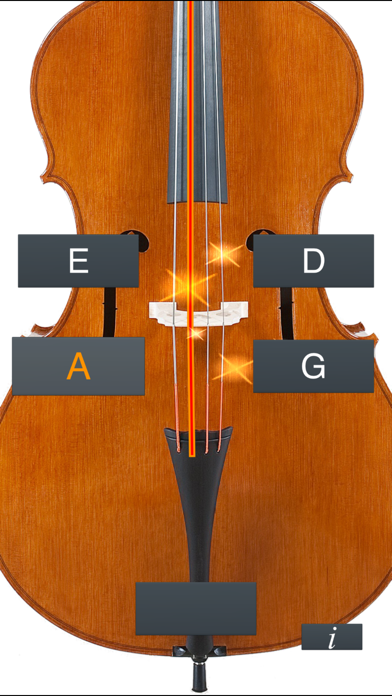 Zrzuty ekranu Double Bass Tuner Simple