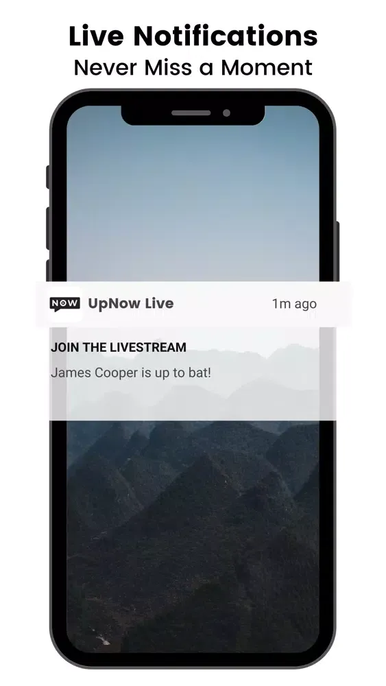 Tangkapan skrin UpNow Live