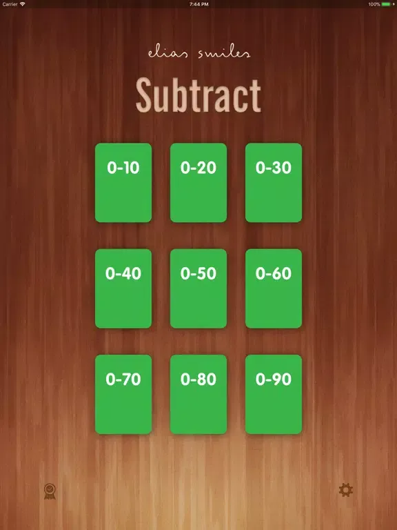 Elias Math Subtraction Light iPad  Screenshots