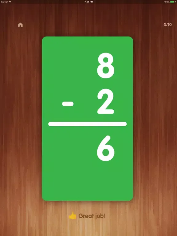 Elias Math Subtraction Light iPad  Screenshots