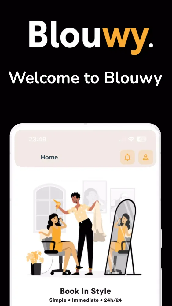 Tangkapan skrin Blouwy