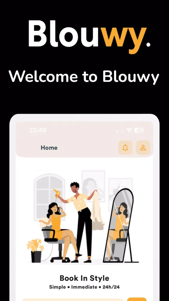Tangkapan skrin Blouwy