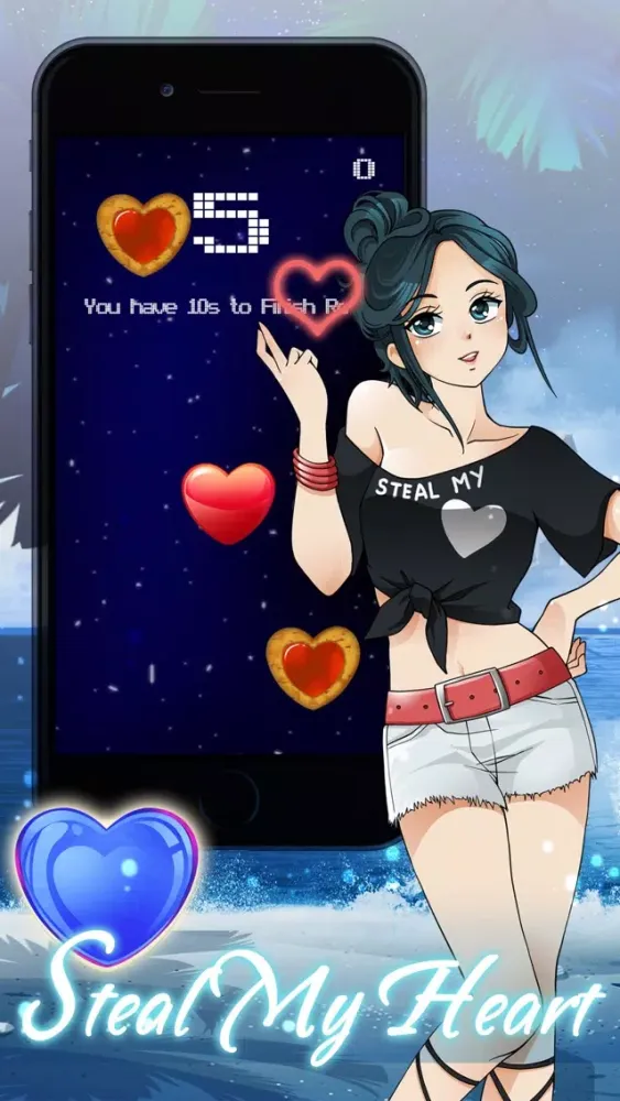 Steal My Heart Away Tap Game Ekran Görüntüleri