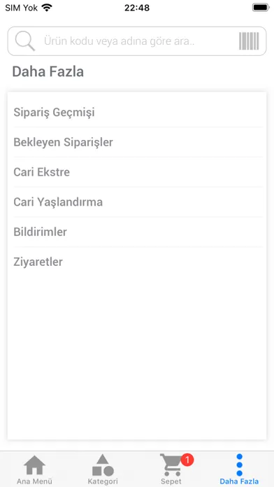 Sembol Home B2B Ekran Görüntüleri