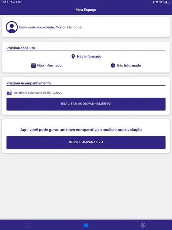Capturas de tela do FitBooster iPad 