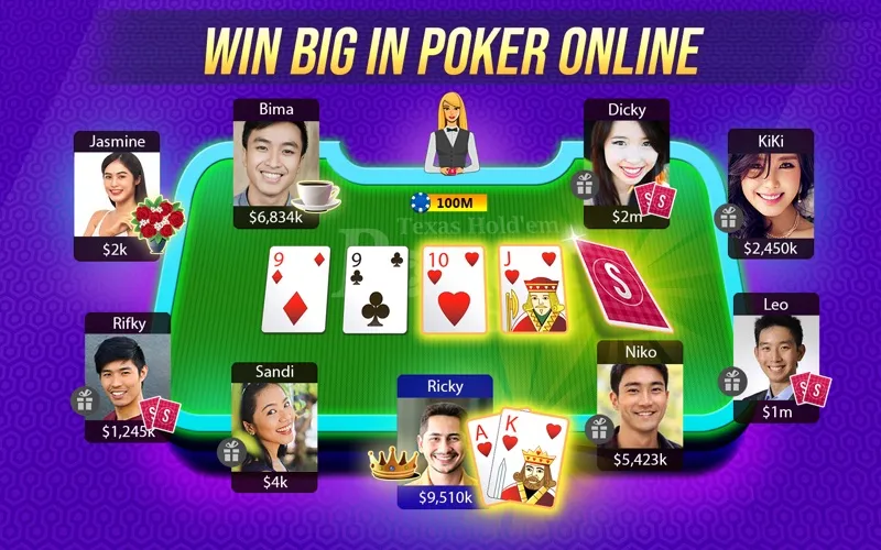 Captures d'écran de Texas Hold'em Poker Online