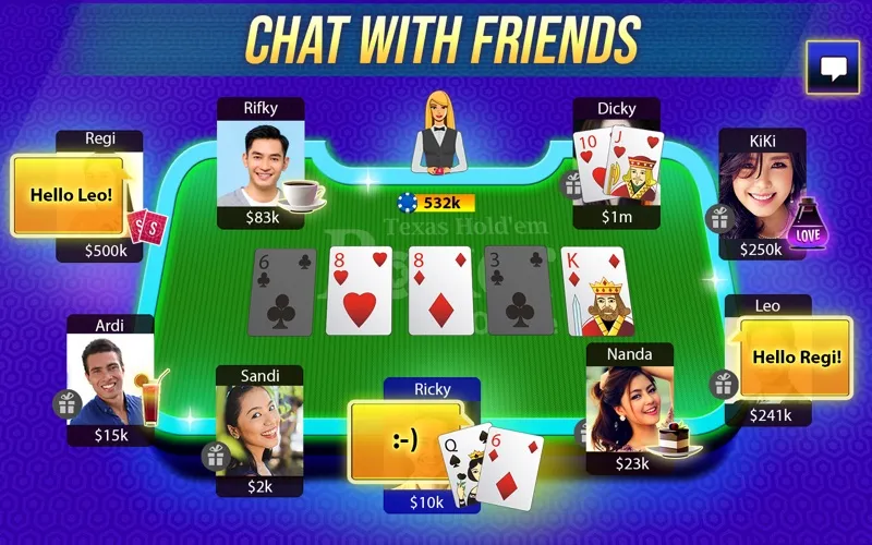 Captures d'écran de Texas Hold'em Poker Online
