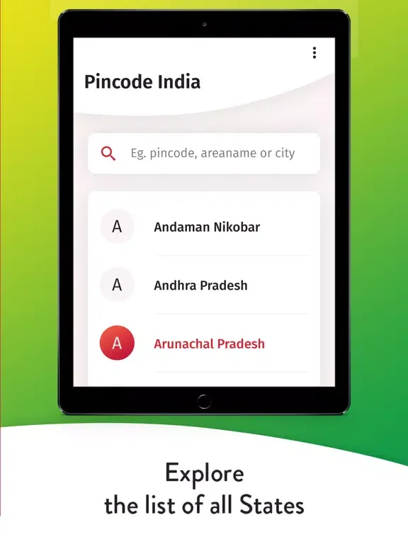 Pincode India iPad  স্ক্রিনশট