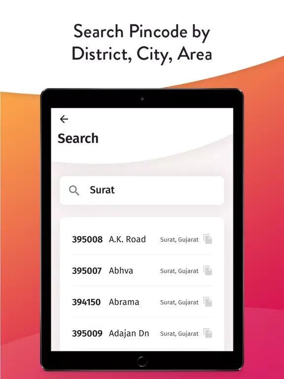 Pincode India iPad  স্ক্রিনশট