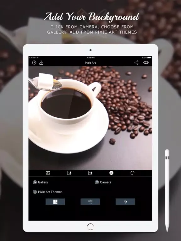ภาพหน้าจอของ Pixie Art iPad 