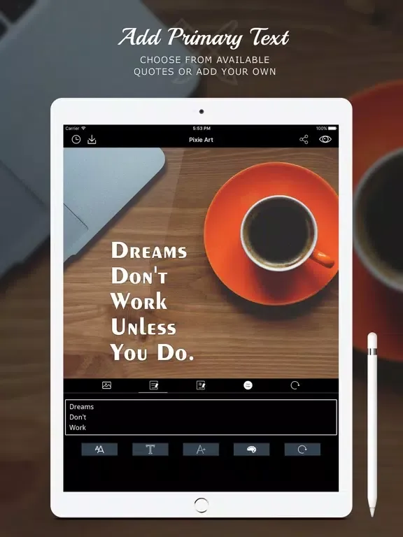ภาพหน้าจอของ Pixie Art iPad 