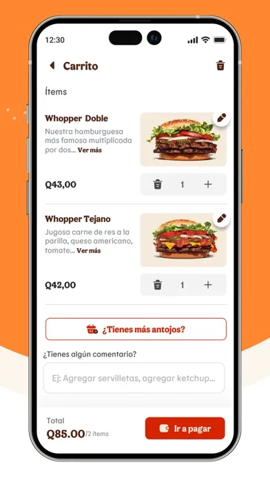 Burger King Guatemala Screenshots