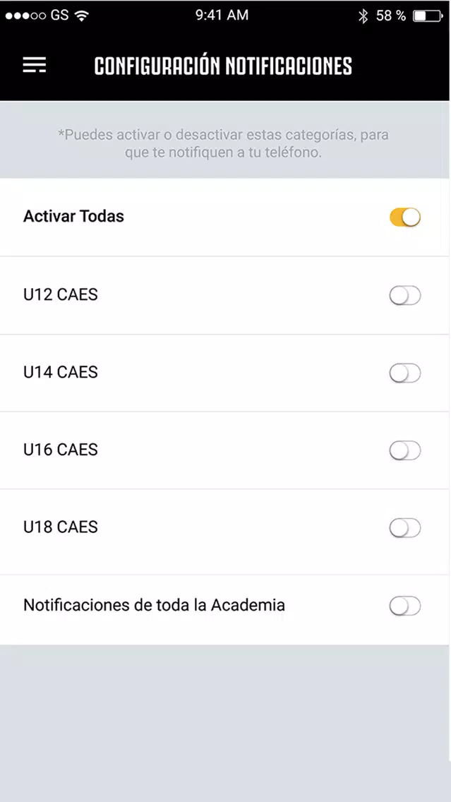 Ảnh chụp màn hình của Juventus Academy Guatemala