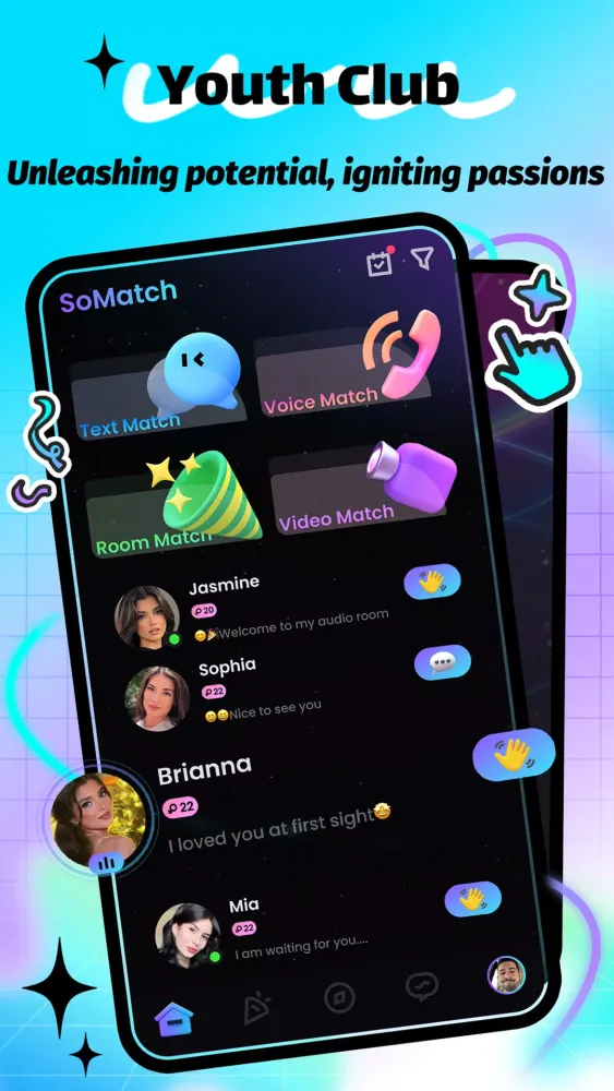 Capturas de pantalla de SoMatch