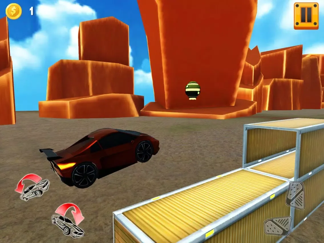 Capturas de tela do Extreme Driving Cars Stunts iPad 