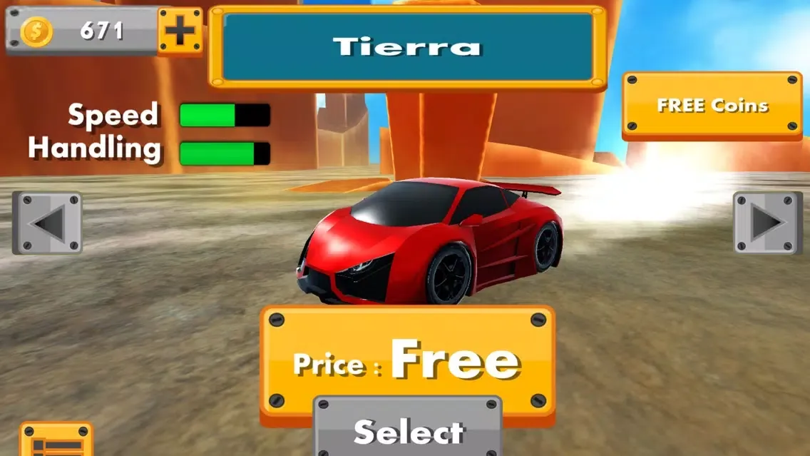 Capturas de tela do Extreme Driving Cars Stunts